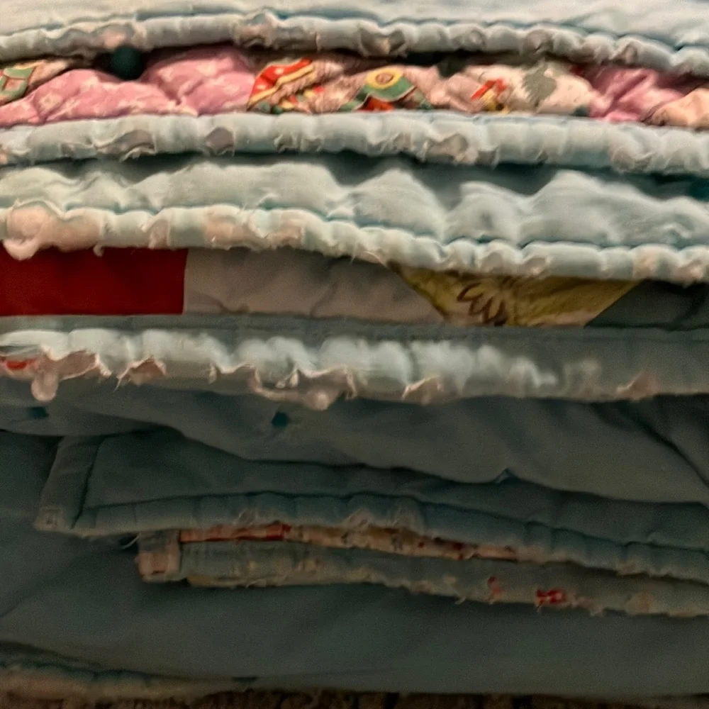 Vintage colorful quilt
